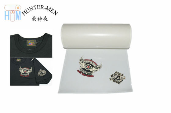คุณภาพ  Po Transparent Hot Melt Adhesive Roll 100mic For Apperal Garment Patches Logos โรงงาน